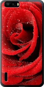 Чехол на Huawei Honor 6 Plus Красная роза "529u-179-17620"