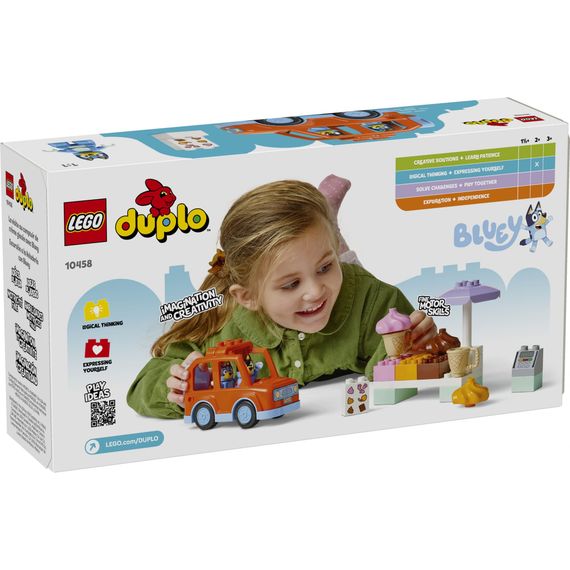 Конструктор LEGO DUPLO Bluey Подорож із морозивом із Блуї (10458) | Зображення 3