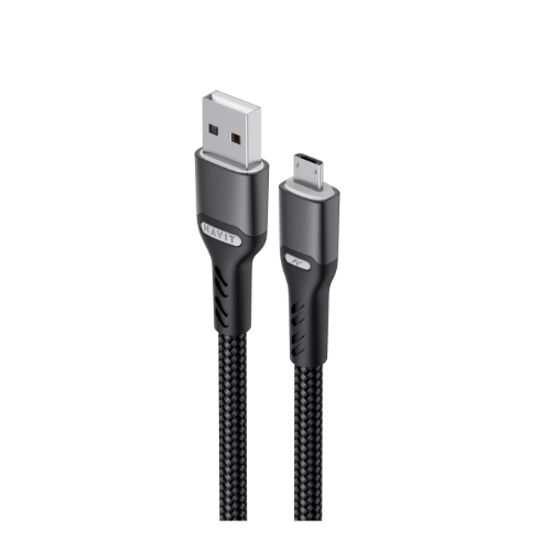 Кабель USB MicroUSB Havit HV-CB6215 3,0A 1м чорний | Зображення 1