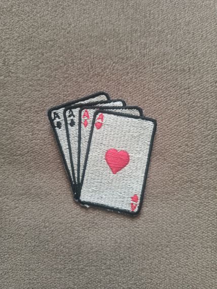 Шеврон 4 туза / 6см | Зображення 1