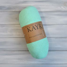 Простынь 200x220+25см махровая на резинке Ментоловая