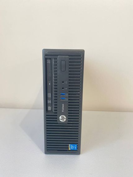 Комп'ютер HP ProDesk 400 G2.5 SFF / Intel Core i5-4590S (4 ядра по 3.0 - 3.7 GHz) / 8 GB DDR3 / 500 GB HDD / Intel HD Graphics 4600 / DVD-ROM б/в | Зображення 1