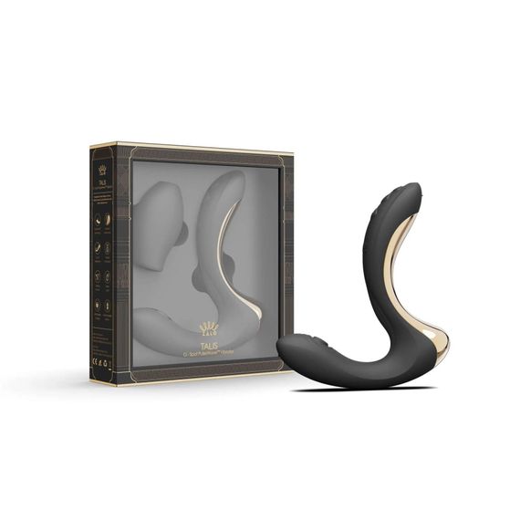Вибратор-пульсатор с вакуумной насадкой Zalo – Talis G-Spot PulseWave Vibrator Obsidian Black | Зображення 4
