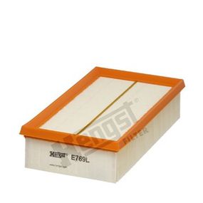 Фильтр воздушный Renault Clio 1.2-1.6 i/dCi 05-, Hengst, E769L,