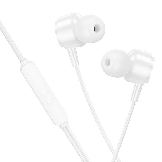 Наушники Borofone BM94 Sonar universal (Type-C/1.2m) White | Зображення 1