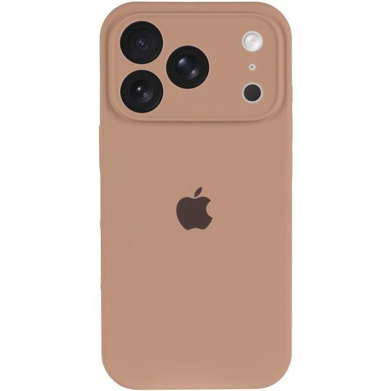 Чохол Silicone Case Full Camera Protective (AA) для Apple iPhone 17 Pro Max (6.9") Бежевий / Desert Gold | Зображення 1