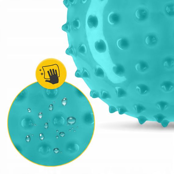 М'яч для пілатесу, йоги, реабілітації 4FIZJO 20 см (масажний) Mint (P-5905973406093) | Зображення 4