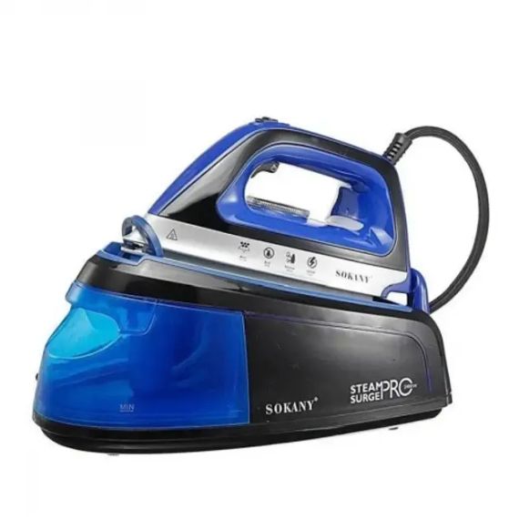Праска з паровою станцією та антипригарним покриттям SOKANY SK-188 праска керамічна з самоочищенням 2400 Вт | Зображення 6