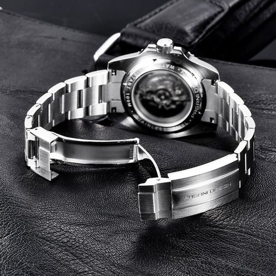 Годинник P2agani Design PD-1661 Silver-Green | Зображення 5