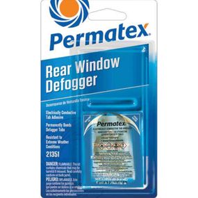 Permatex REAR WINDOW DEFOGGER EL. CONDUCTIVE TAB ADHESIVE Набір для ремонту контакту обігрівача 21351