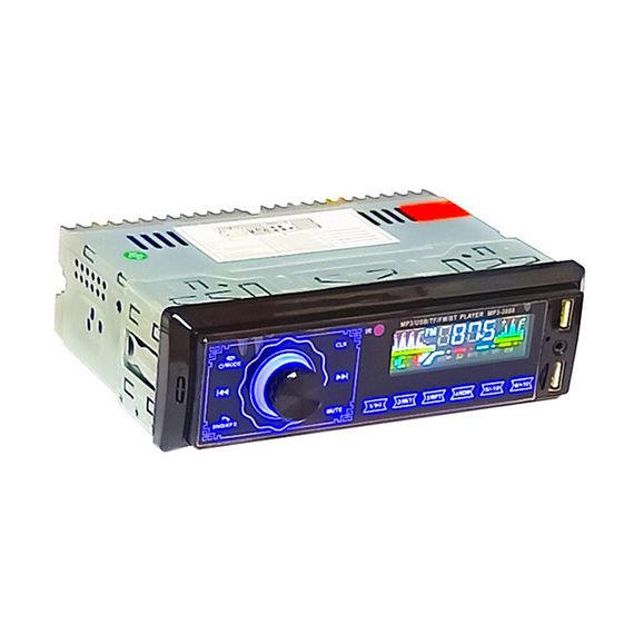 Автомагнітола MP3 3888 ISO 1DIN FM тюнер 4х50W сенсорний дисплей чорний, Bluetooth bluetooth магнітола | Зображення 5
