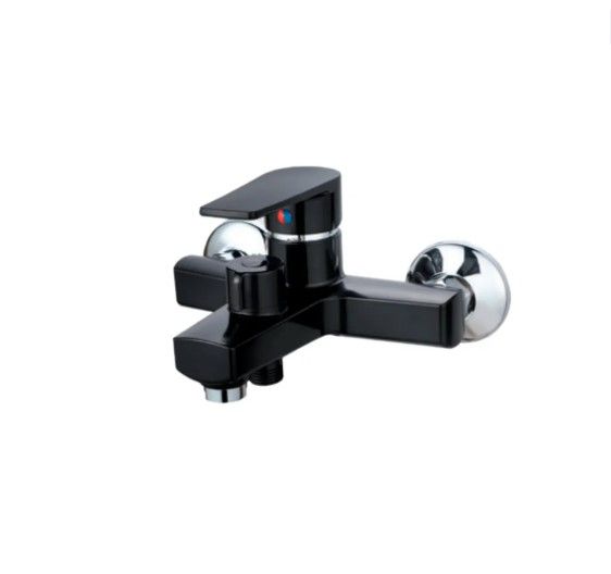 Змішувач для ванни Plamix Plamix Oscar-009 Euro Black (без шланга та лійки) (PM0642)