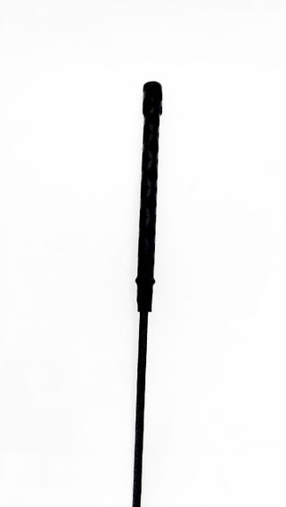 Стек DS Fetish екошкіра Whip PU Leather riding crop, чорний, 46 см | Зображення 3