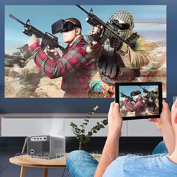 Портативний проектор 4K, WIFI Android 12, XPRO M10 (234575756_3528) | Зображення 2