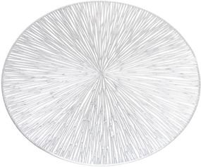 Набір 4 сервірувальних килимка Doily Modern Ø38см, плейсмат (подтарельники), срібло