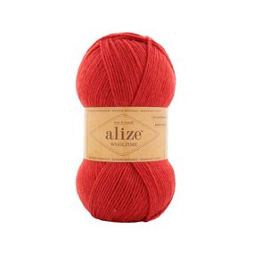 Alize Wooltime, червоний 56