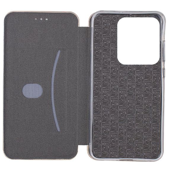 Кожаный чехол-книжка Classy для Infinix Hot 40i / Spark Go 2024 / Spark 20 Золотой | Зображення 1