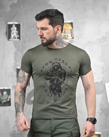 Тактична потоотводна футболка NECRON берсерк ДЛ6356 | Зображення 1