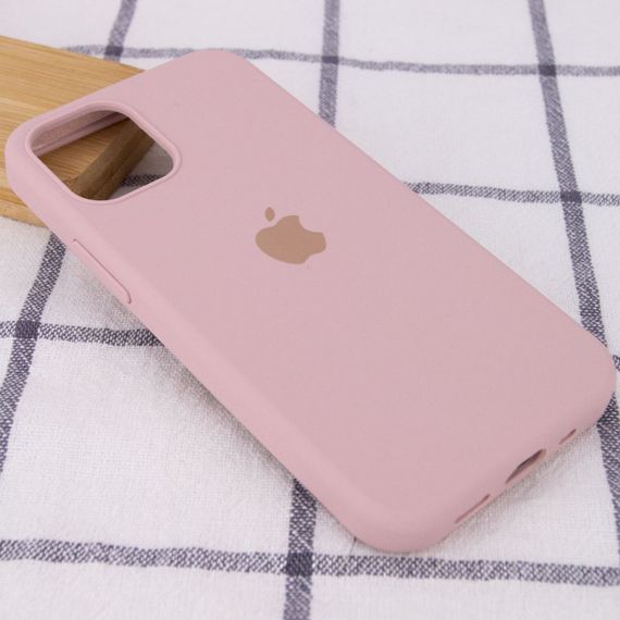 Чехол Silicone Case Full Protective (AA) для Apple iPhone 16 Pro (6.3") Розовый / Pink Sand | Зображення 1