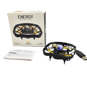 Интерактивный летающий Дрон UFO ENERGY Y1102 управление с помощью жестов портативный черный (Y1102_332) | Зображення 6
