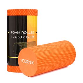 Масажний ролик Cornix EVA+ 30 x 15 см (валик, ролер) XR-0297 Orange