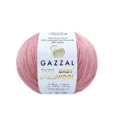 Gazzal BABY WOOL XL No 831 пряжа для в'язання Gazzal