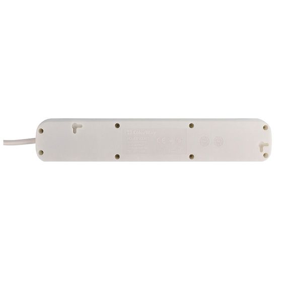 Мережевий фільтр живлення ColorWay CW-PSEA53W, 5 розеток/ 3M white (CW-PSEA53W) | Зображення 1