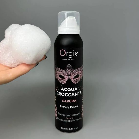 Масажна піна Orgie Acqua Croccante Sakura, квіти сакури, 150 мл | Зображення 3