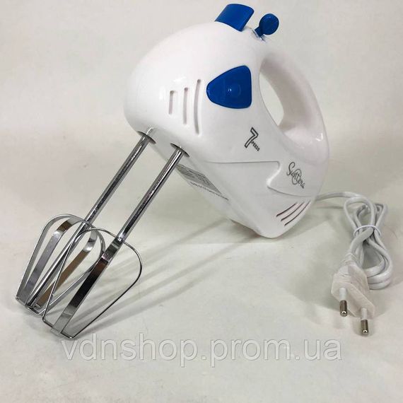 Миксер нержавеющая сталь Suntera, Миксер для замешивания теста ручной Домашний ZO-13 | Зображення 3