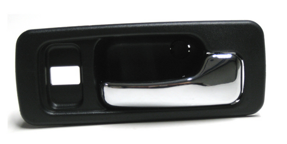 Honda Accord (90-98) передняя правая внутренняя ручка черная+хром, Хонда Акорд