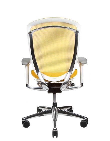 Кресло компьютерное Okamura CONTESSA II SECONDA YELLOW сеткабелый корпус | Зображення 3