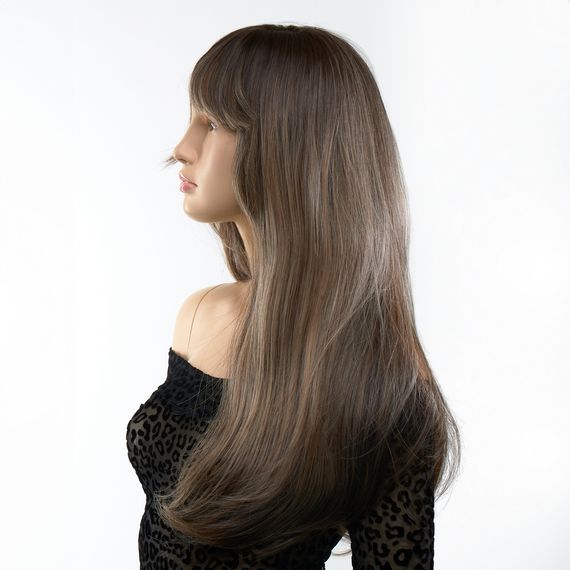 Перука довга з чубчиком Fetish Hair, русявий з ефектом мелірування, 60 см | Зображення 1