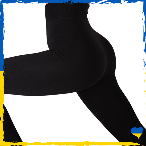 Лосины женские утепленные черный эко-мех. Трикотажные теплые лосины. Зима. M, L, XL | Зображення 3