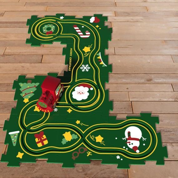 Розвиваюча іграшка-пазл SHT XDL588-19 Merry Christmas (13pcs) Green | Зображення 3