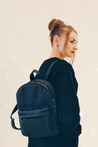 Жіночий рюкзак Sambag Brix LB чорний 35  x 25 x 12 см (11511001) | Зображення 3