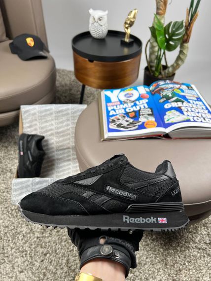 Мужские кроссовки замша  bok Classic LX2200 All Black весна / літо / осінь A3650 46