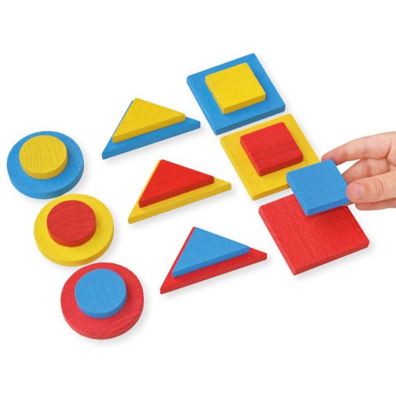 Навчальний набір "Логічні блоки Дьєнеша" Igroteco 900408, 48 деталей | Зображення 8