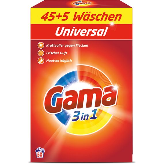 Порошок для прання універсальний Gama Universal 8435495837701 3 кг