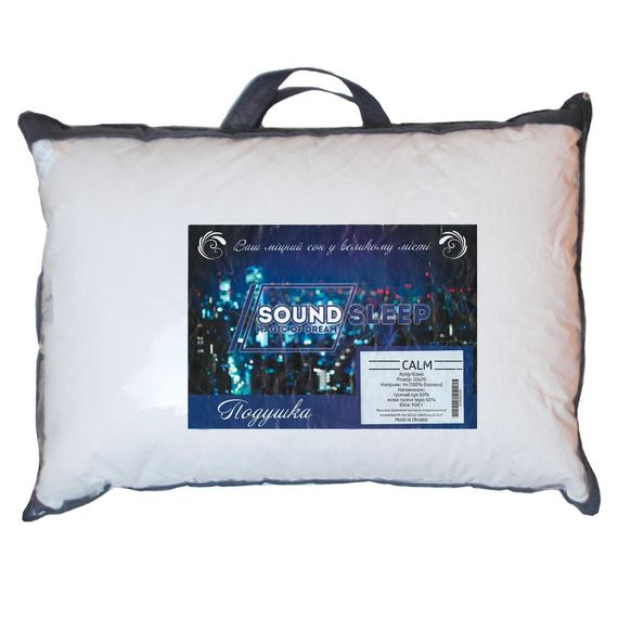 Подушка SoundSleep Calm 50% пуху 70х70 см біла (91035172) | Зображення 1