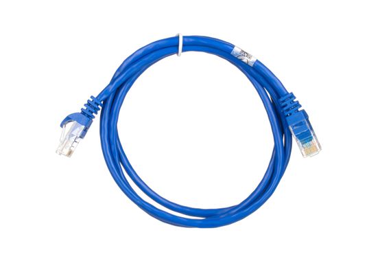 Патч-корд 2E Cat 5e,UTP,RJ45, 26AWG ,7/0.16 Cu, 1.20 m, PVC,Blue (2E-PC5ECOP-120BL) | Зображення 1