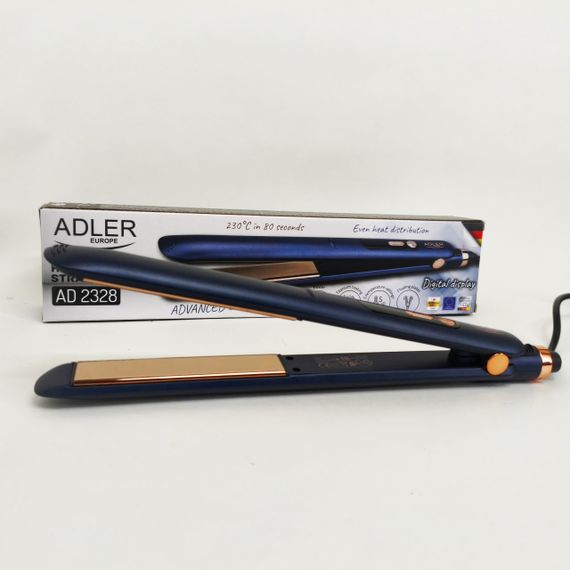 Выпрямитель для волос для выравнивания волос Adler AD 2328 50Вт Выпрямитель густых LE-83 | Зображення 1