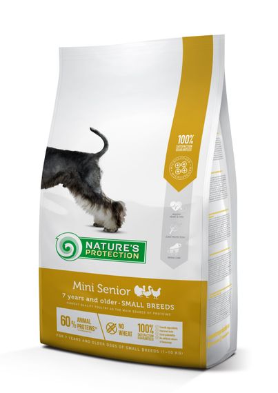 Nature's Protection Mini Senior Small Breeds Сухий корм для собак старше 7 років 2 кг