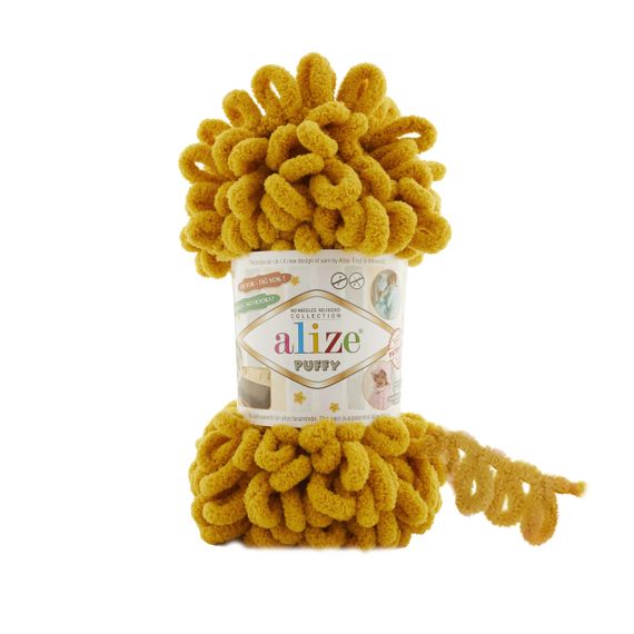 Пряжа Alize Puffy 02 алізе пуффі плюшева
