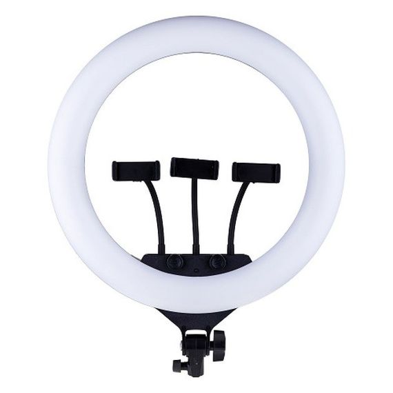 Постоянный свет для фотографа блогера, Кольцевая светодиодная led лампа ring, Прожектор для блогеров KU-97 | Зображення 7