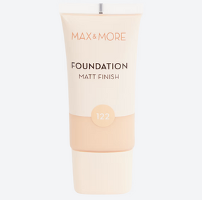 Тональний крем matt finish Max & More 122, 30 ml