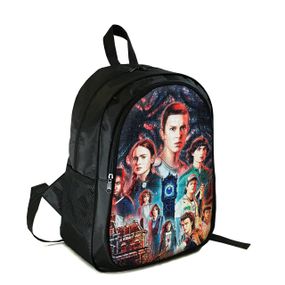 Рюкзак підлітковий/шкільний 38×28 см з принтом Дуже дивні справи / Stranger Things на два відділення для хлопчика, дівчин (4406)