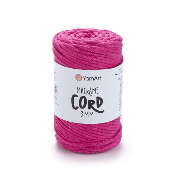 Пряжа Macrame Cord 3 mm № 750 (Макраме Корд), 250 г, 85 м — Бавовняний шнур для в’язання та макраме 771