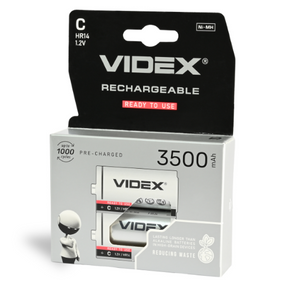 Акумулятор HR14/C 3500mAh (бл-2шт) Videx