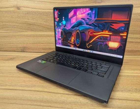 Игровой ноутбук Asus ROG Zephyrus GA503Q / 15.6" (2560x1440) IPS / AMD Ryzen 9 5900HS (8 (16) ядер по 3.0 - 4.6 GHz) / 24 GB DDR4 / 1000 GB SSD / nVidia GeForce RTX 3070, 8 GB GDDR6, 256-bit / Windows 11 б/у + Подарок Беспроводная мышь / USB | Зображення 4