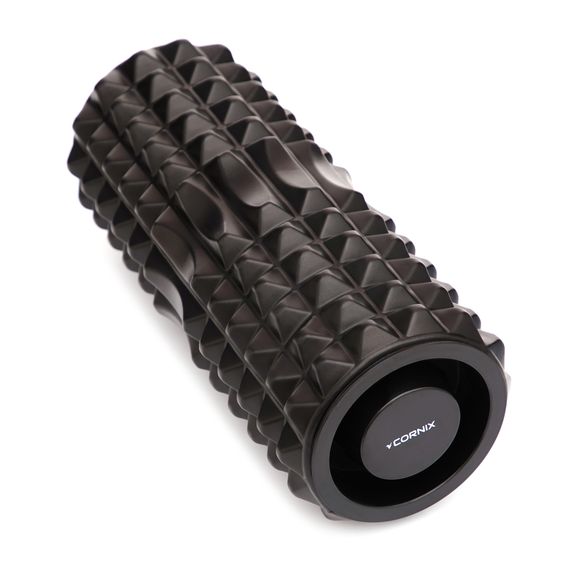 Масажний ролик Cornix EVA 33 x 14 см (валик, ролер) XR-0341 Black | Зображення 3